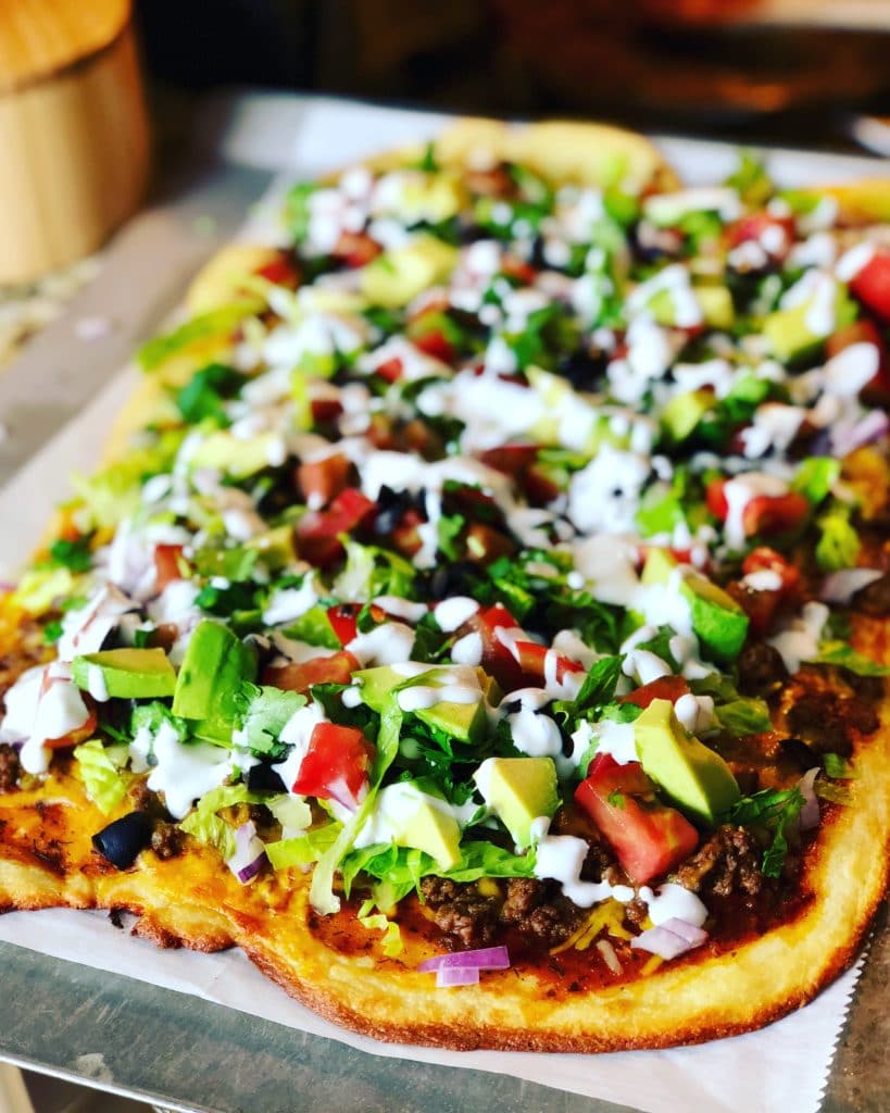 Fathead Taco Pizza