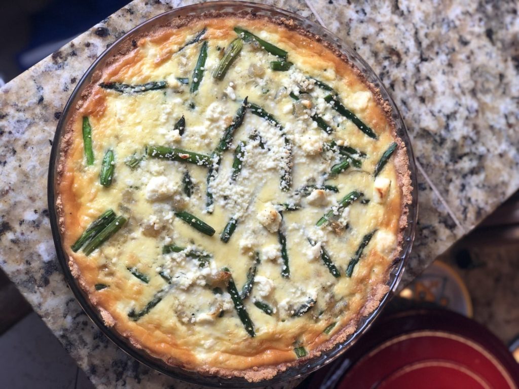 Asparagus Feta Quiche