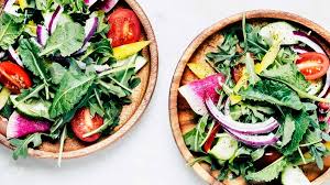 Colorful salad bowl