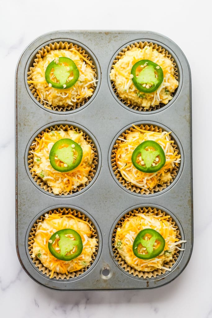 Muffins with Jalapeños and Cheese