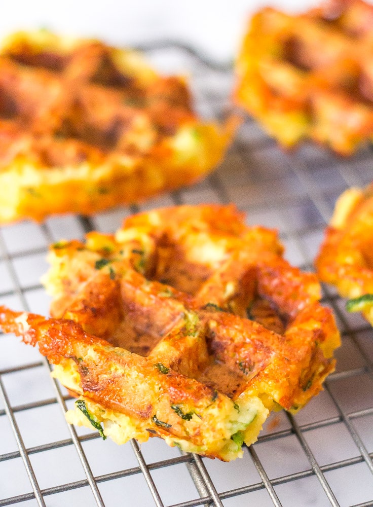 Low Carb Zucchini Waffles