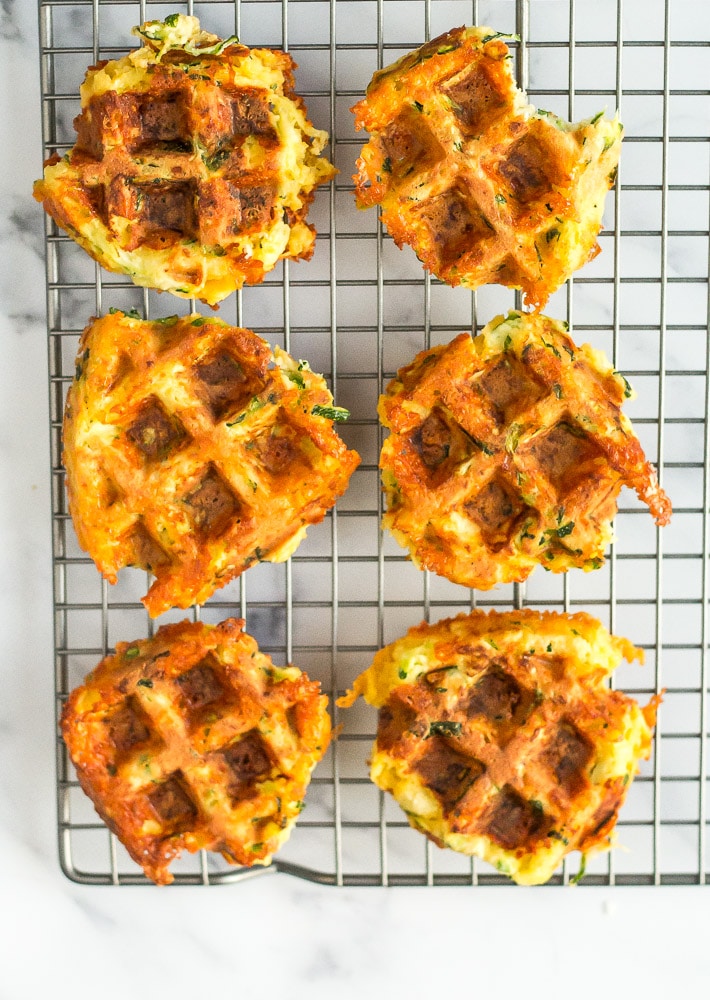 Low Carb Zucchini Waffles