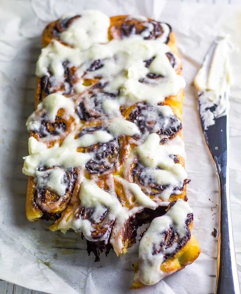 Fat Head Cinnamon Rolls