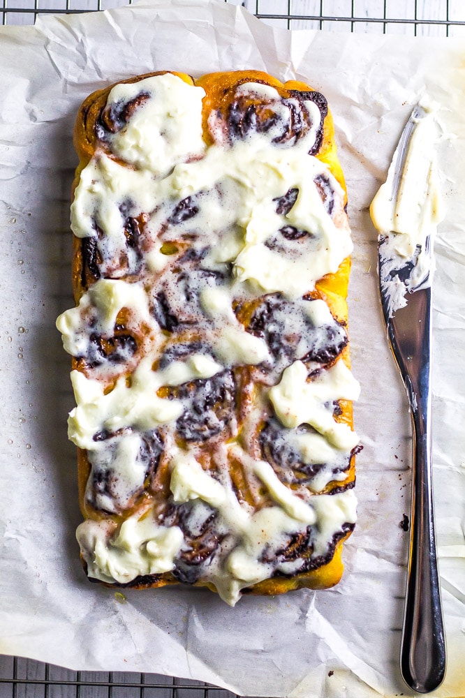 Fat Head Cinnamon Rolls