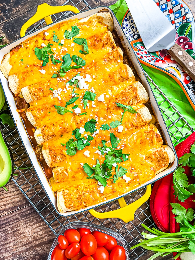 Recipe Info Chicken Egg Wrap Enchiladas