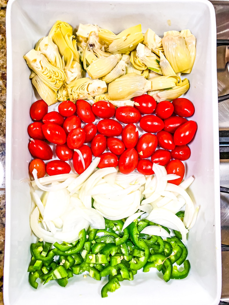 Keto Chicken Artichoke Bake - EASY low carb dinner!
