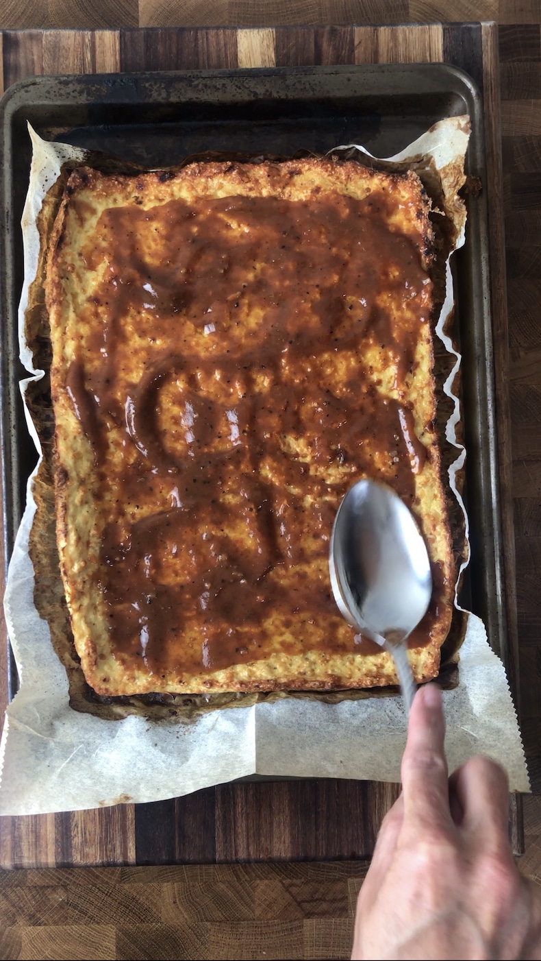 Keto BBQ Chicken Pizza - A favorite from CPK made Keto Style!